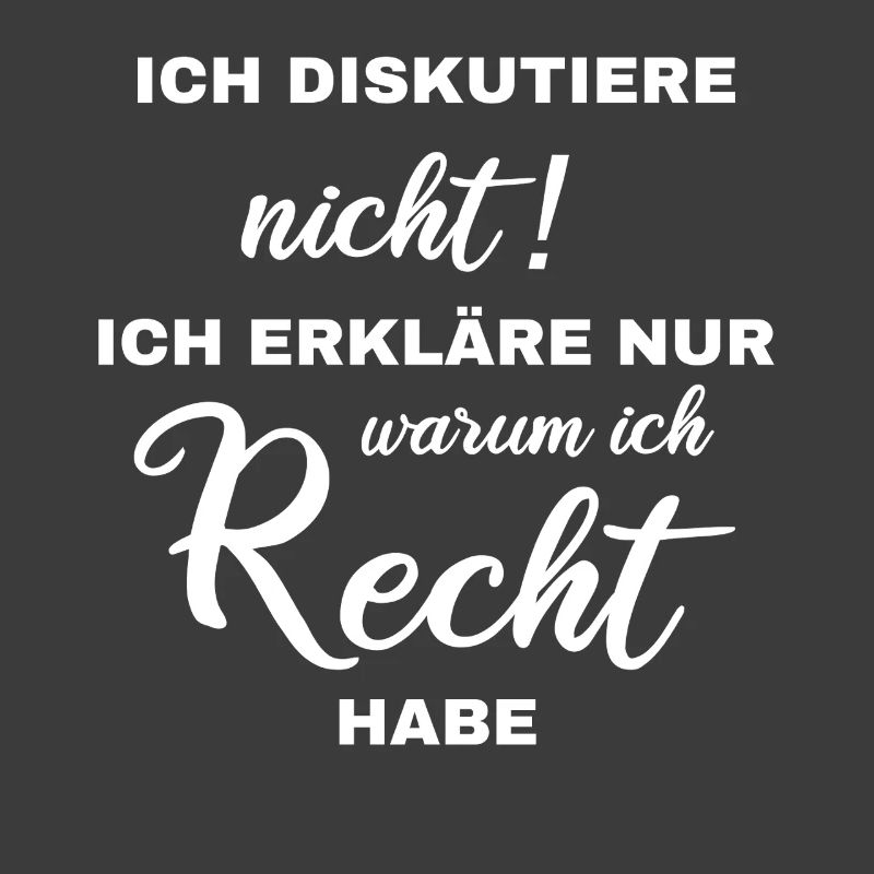 I don't discuss, I just explain why I