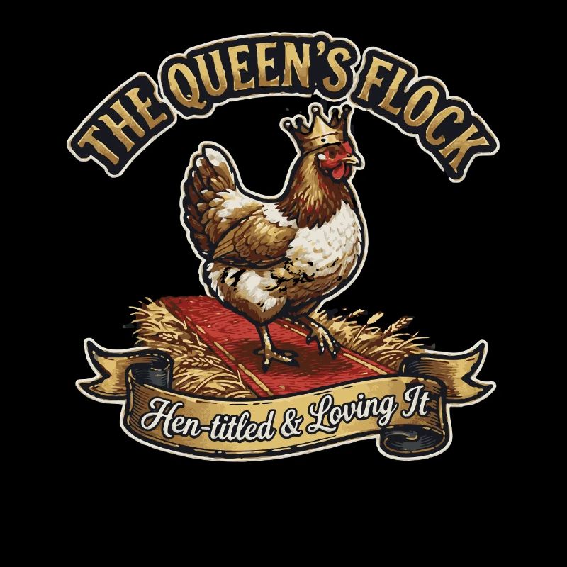 The Queens Flock Hen Titled And Loving It Huhn