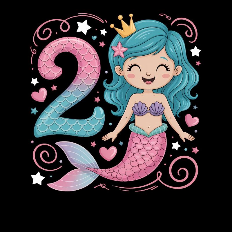 Sirène 2e anniversaire 2 ans
