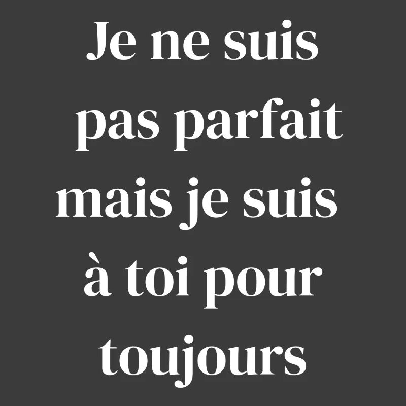 Amour éternel malgré les défauts