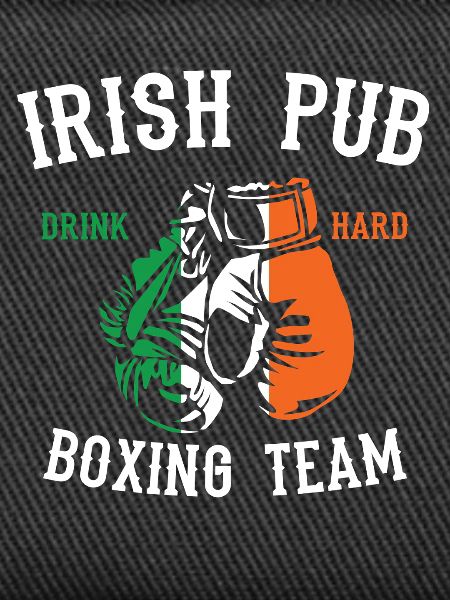 Irisches Pub-Boxteam