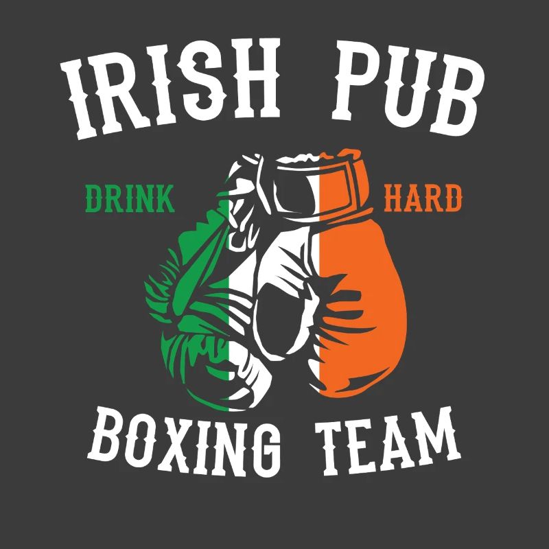 Irisches Pub-Boxteam