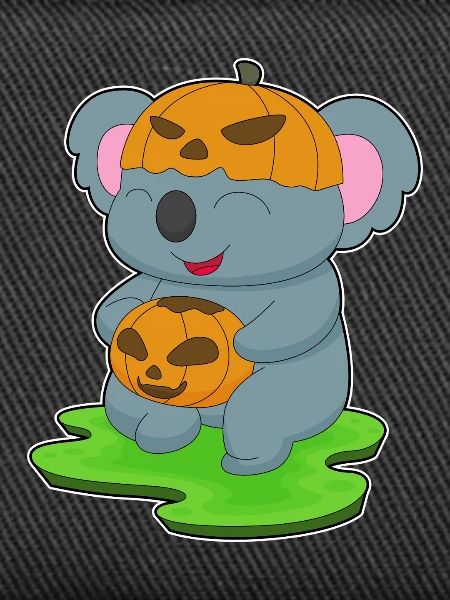 Koala Halloween Pumpkin