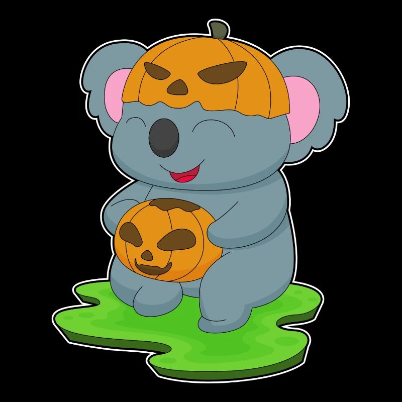 Koala Halloween Pumpkin