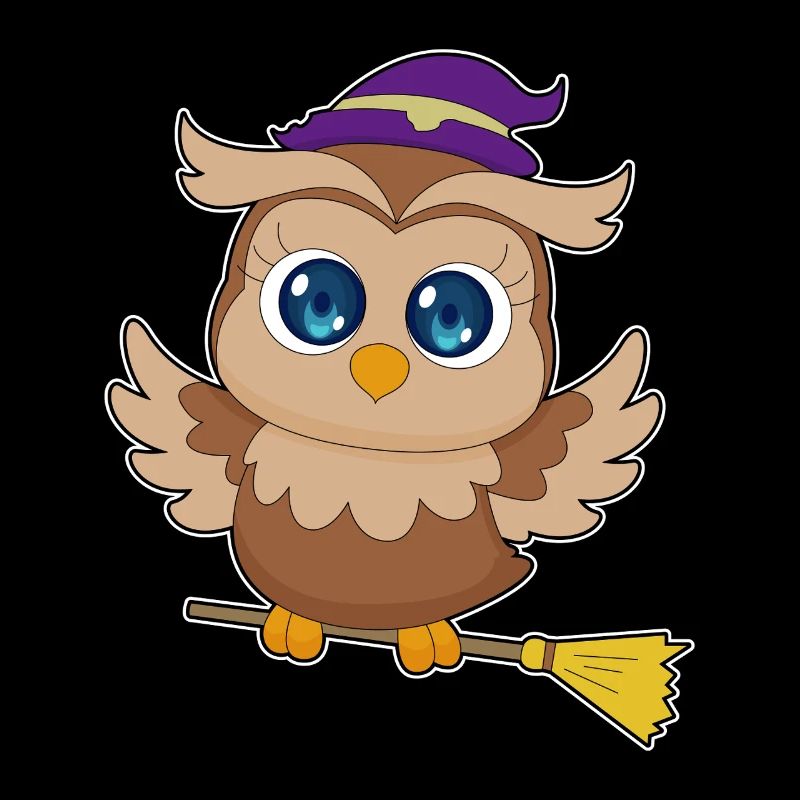 Eule Halloween Hexe
