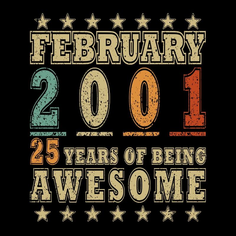 25e anniversaire février 2001 Millésime Millésime
