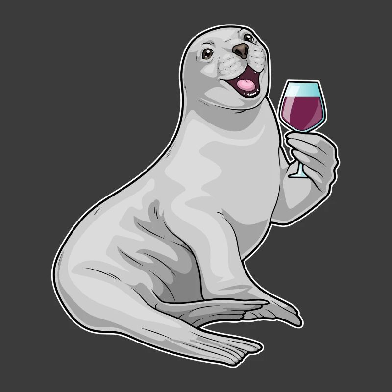 Seehund Rotwein