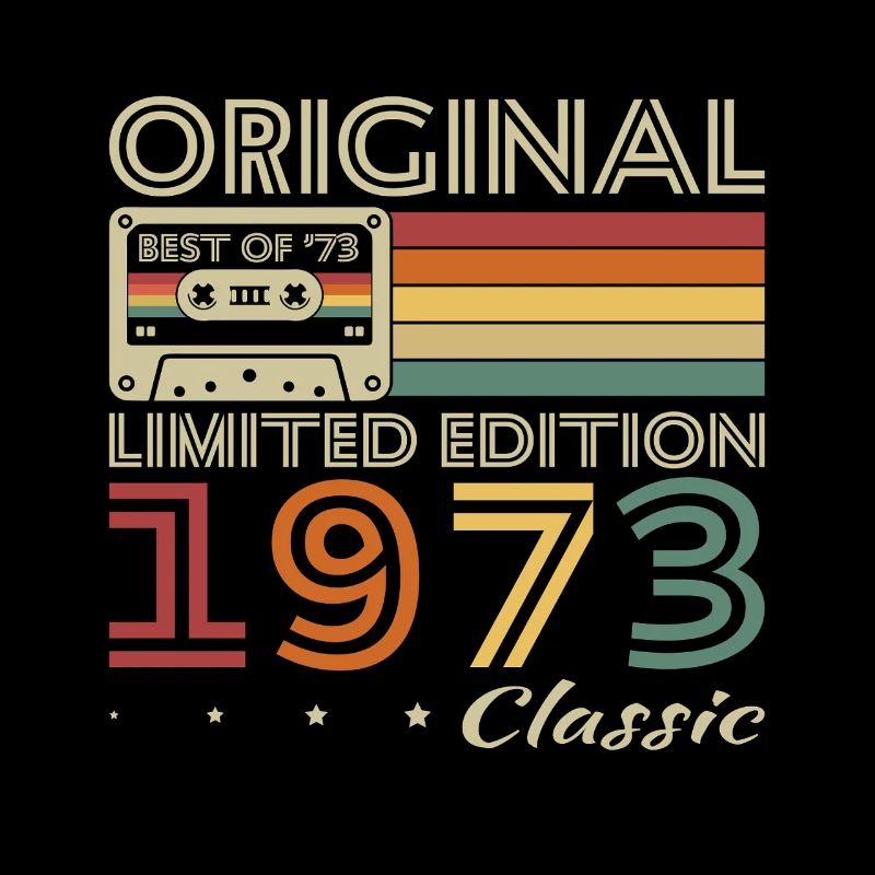 1973 Vintage Rétro Cadeau D’anniversaire