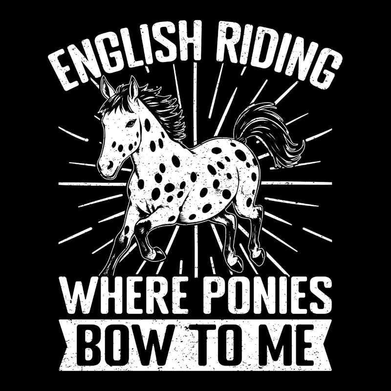 Cavalier amateur de chevaux Mon arc à l’anglais pour moi