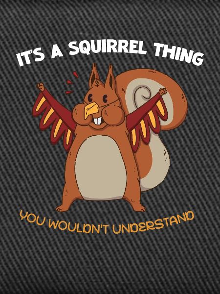 Winged Squirrel Saying