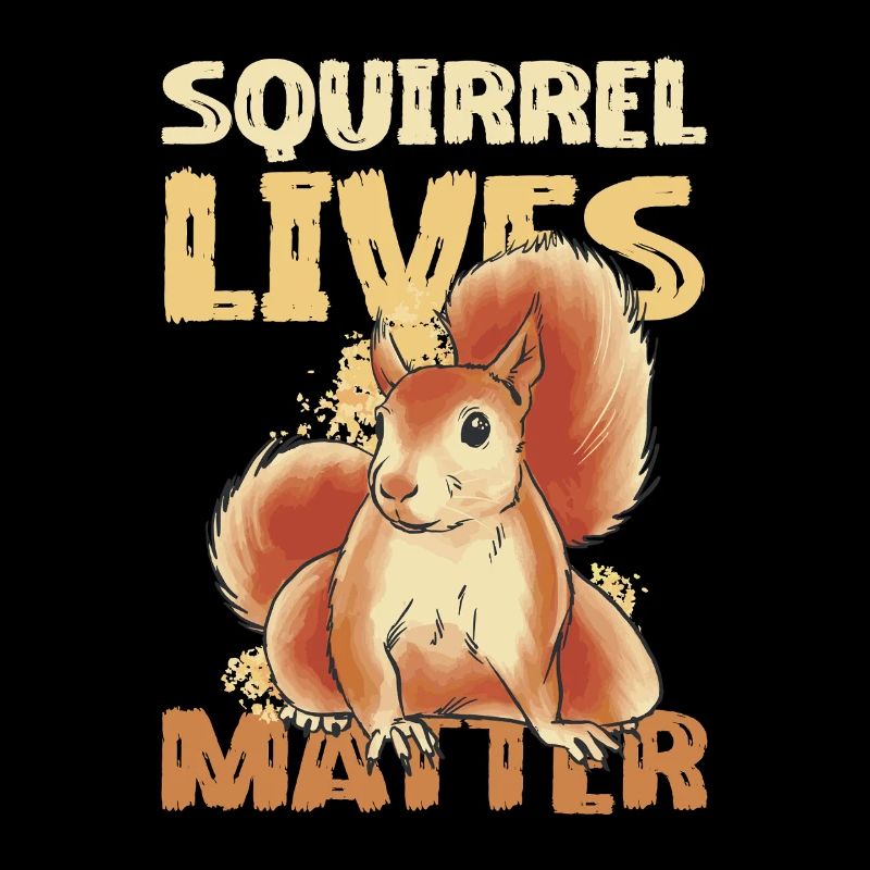 Squirrel Lives Matter Illustration