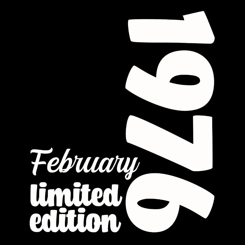 Februar 1976 50 Jahre Vintage-Geburtstagsgeschenk