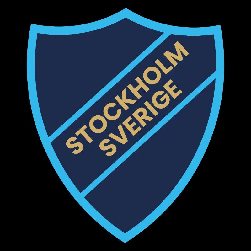Graphique du Stockholm Shield en tons bleus