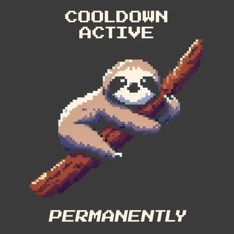 Cooldown active | Sloth Gamer Humor