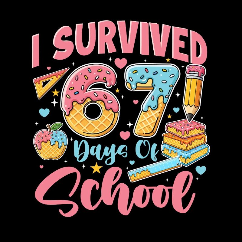 I Survived 67 Days School Meme Students