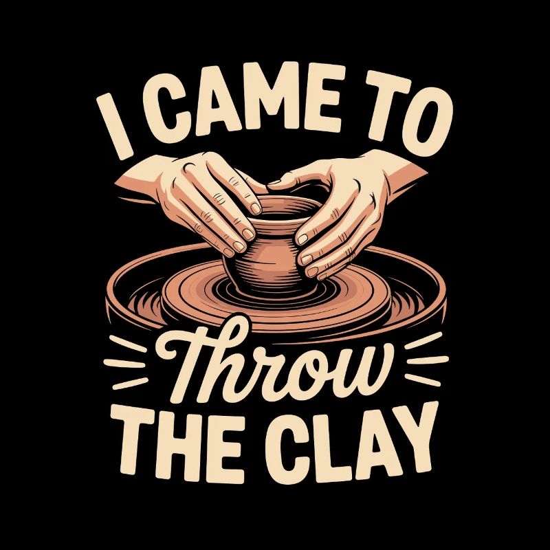 Pottery Addict Clay Art Creative Motif