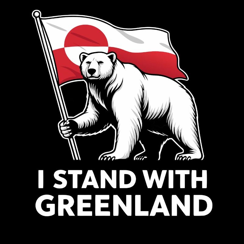 Drapeau de l’ours polaire du Groenland