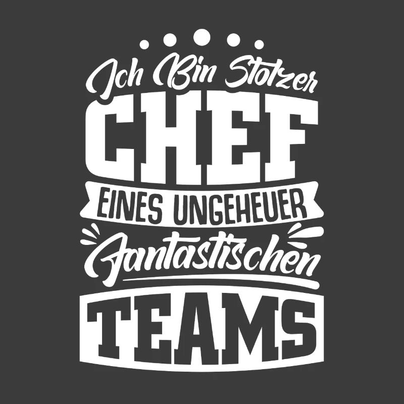 Stolzer Chef Chef Mann Abteilungsleiter Teamchef