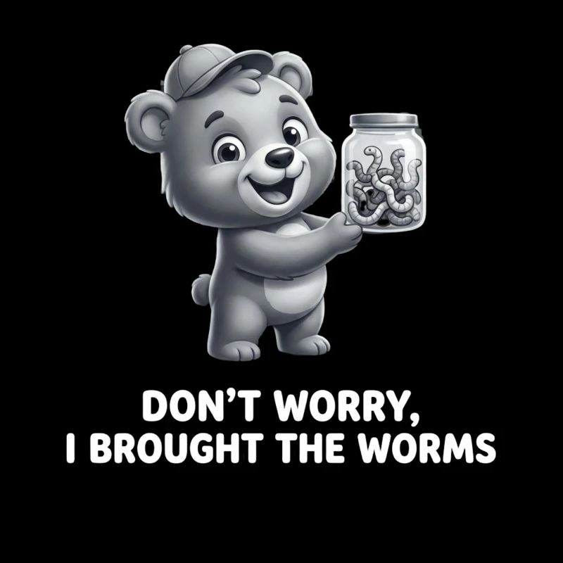 Dont Worry I Brought The Worms Angler Spruch