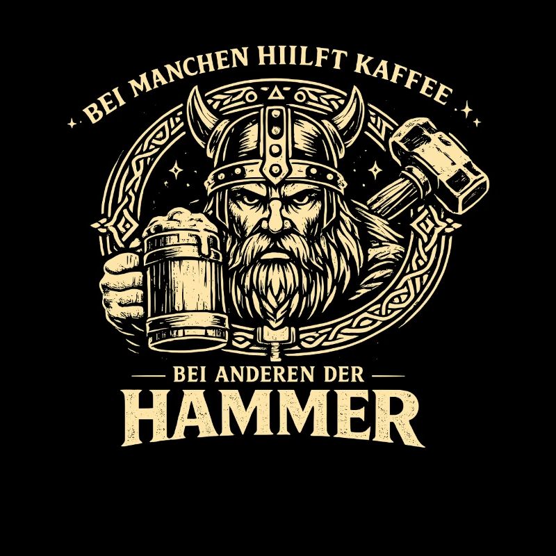 Kaffee hilft? Sonst der Hammer | Wikinger
