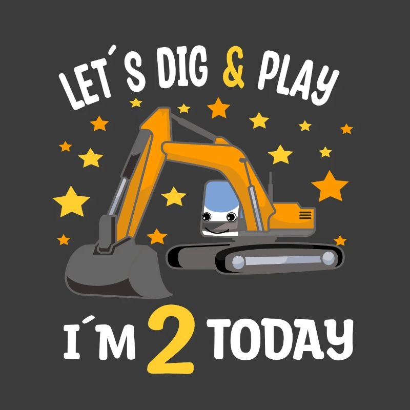 2. Geburtstag Junge 2. Geburtstag Bagger