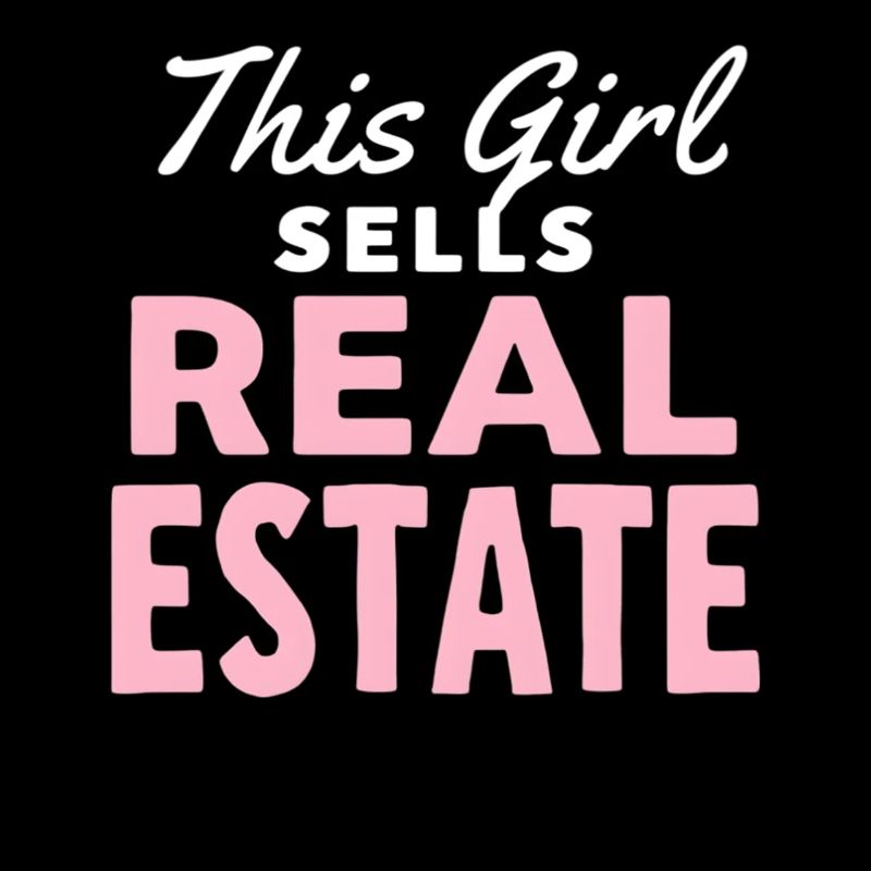 Cette fille vend de l’immobilier