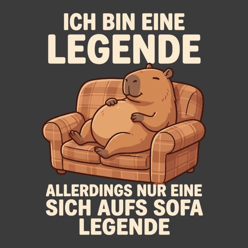 Capybara Sofa Legend Funny Relax Motif