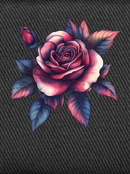 Night Rose Rose Motif