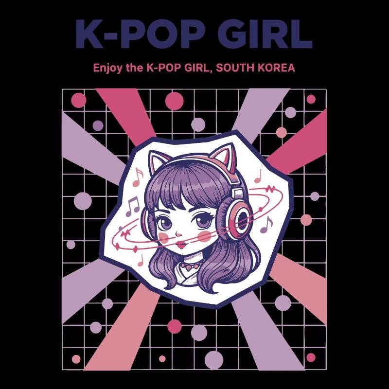 Fille K-Pop Profite de la Fille K-Pop Corée du Sud Coréenne