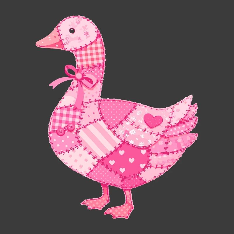 Patchwork Duck Pink