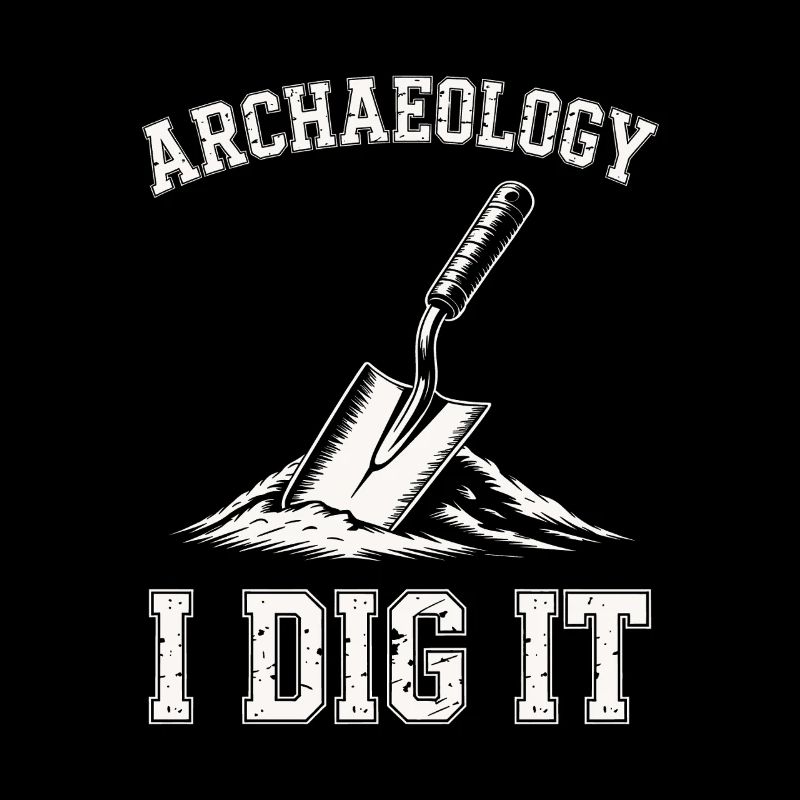 Archäologie Ich gräbe es Kellen aus