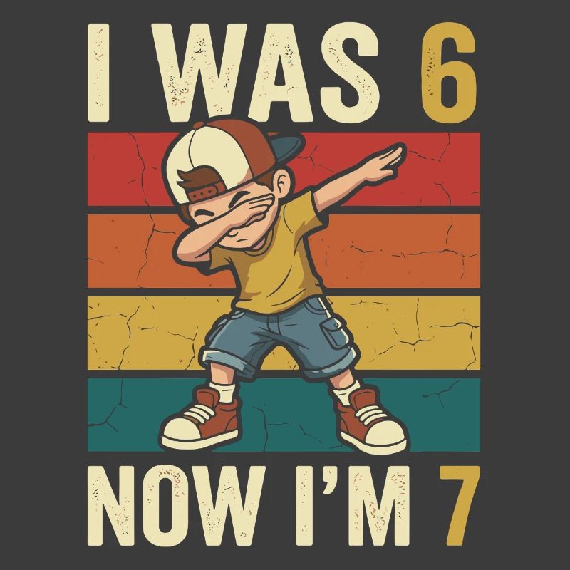 7e anniversaire, garçon de 7 ans, j’avais 6 ans maintenant dans 7 ans