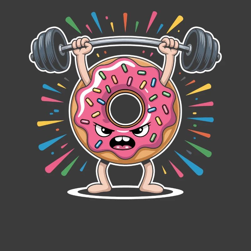 Donut strength training with sprinkles