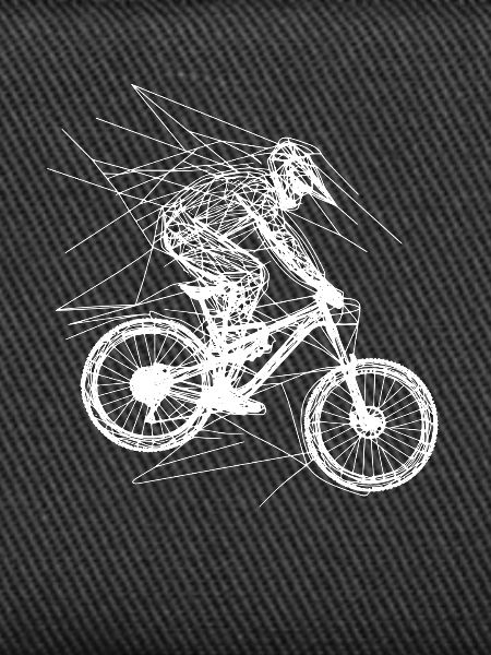 Mountain Biking Drawing