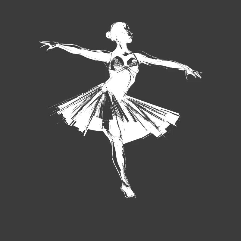 Ballettmädchen Skizze