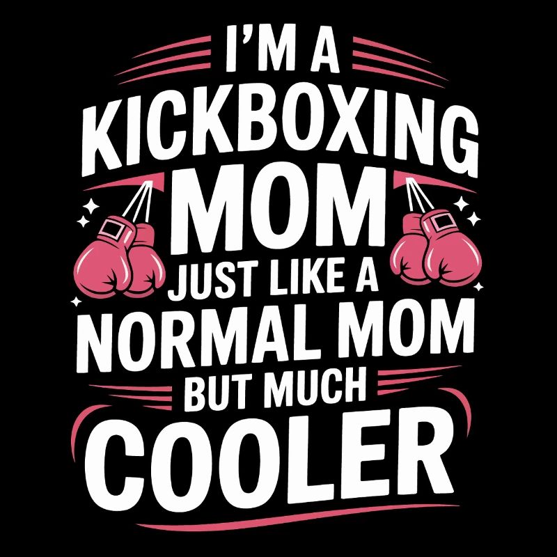 Motif de la mère du kickboxing