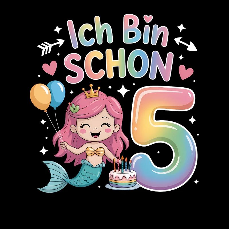 I'm already 5 Mermaid Birthday