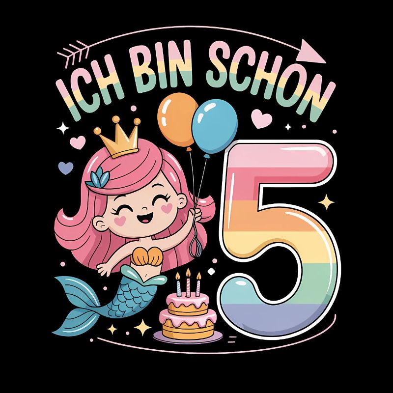 I'm already 5 Mermaid Birthday