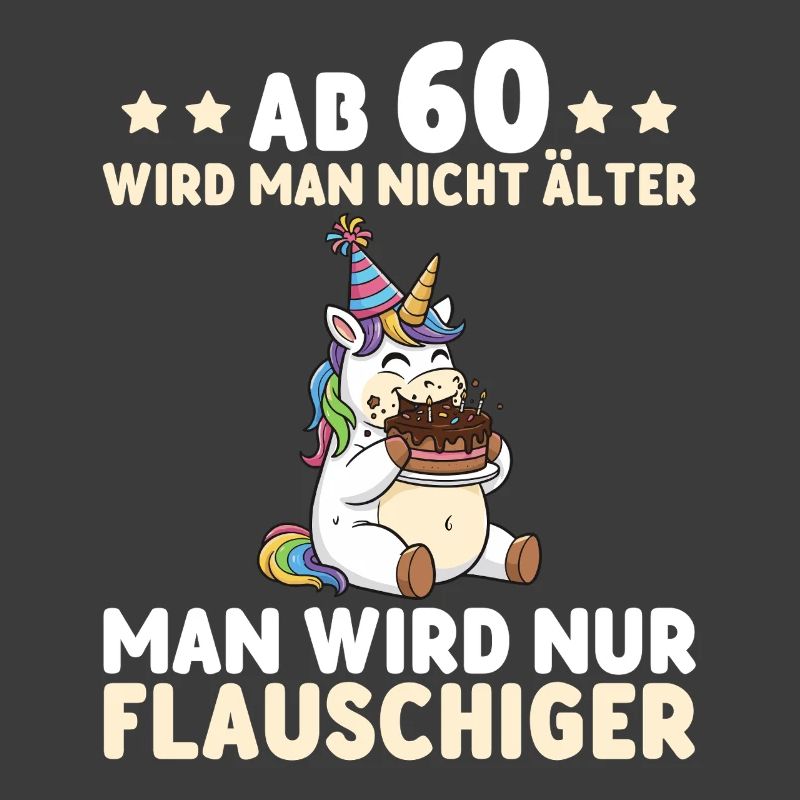 60. Geburtstag Einhorn – Man wird nur flauschiger