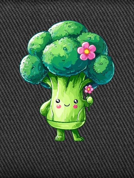 Broccoli with flower