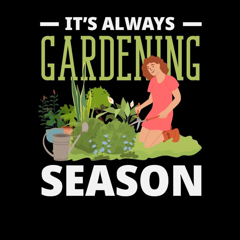 Immer Gartenarbeit Saison Lustiger Gärtner