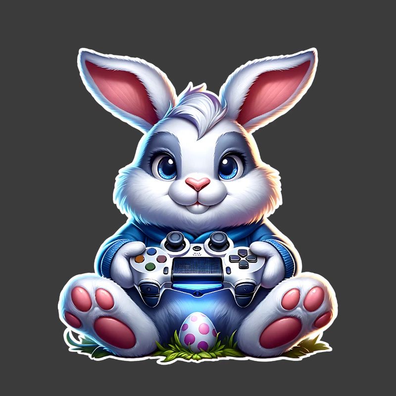 Easter Bunny Gaming Gamer