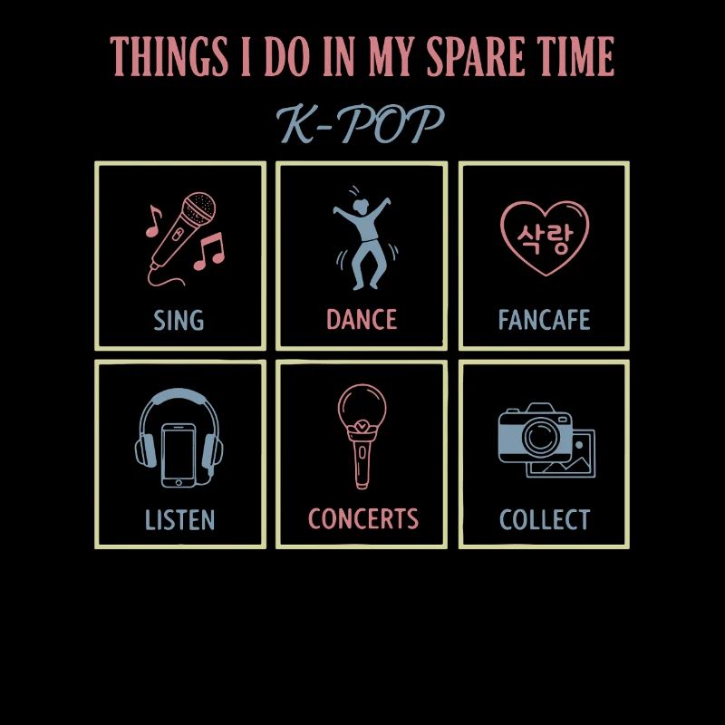 Dinge, die ich in meiner Freizeit tue, K-Pop Sing Dance