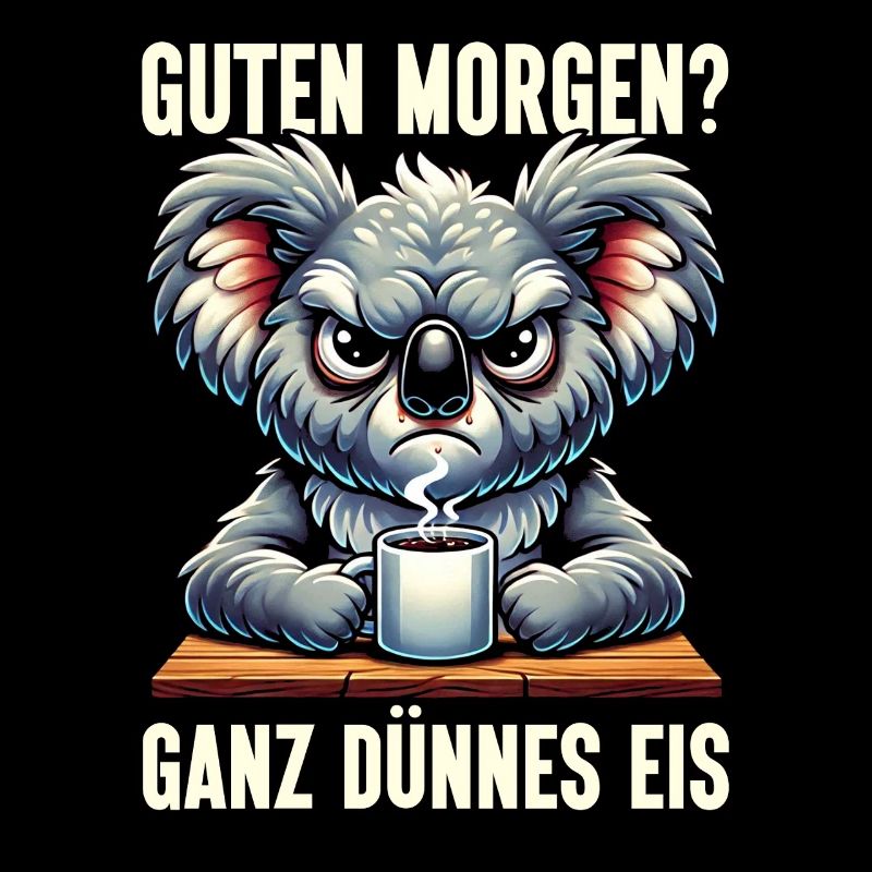 Bonjour, très mince koala à glace, endormis