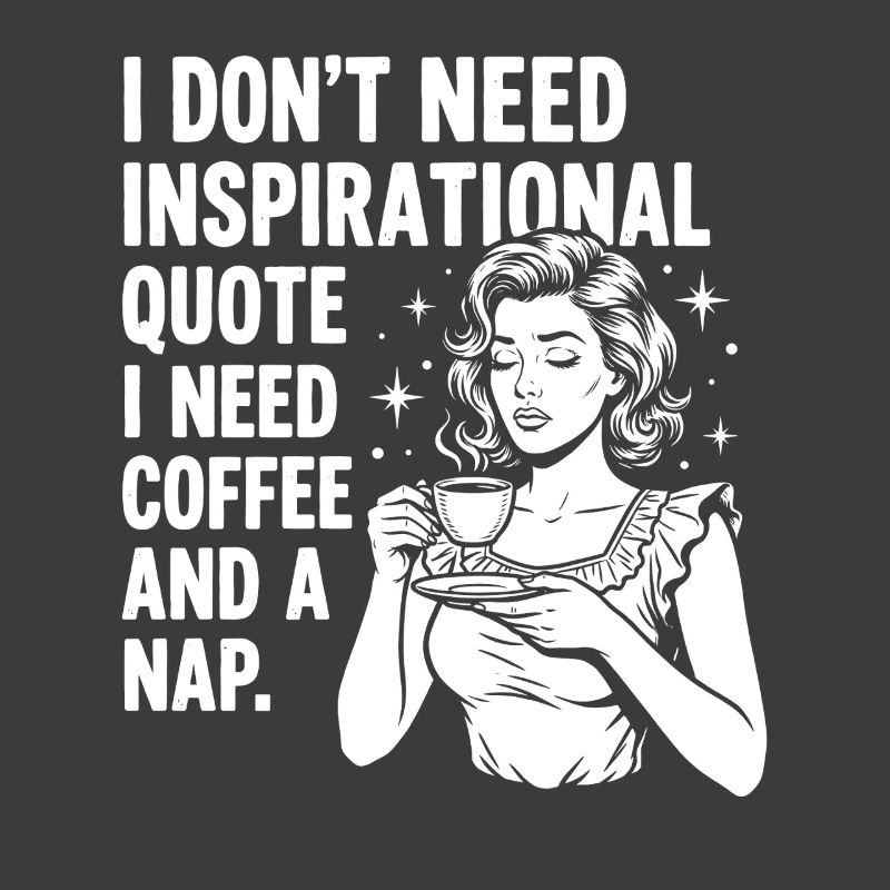 Echte Kaffeeliebe Nickerchen Statement