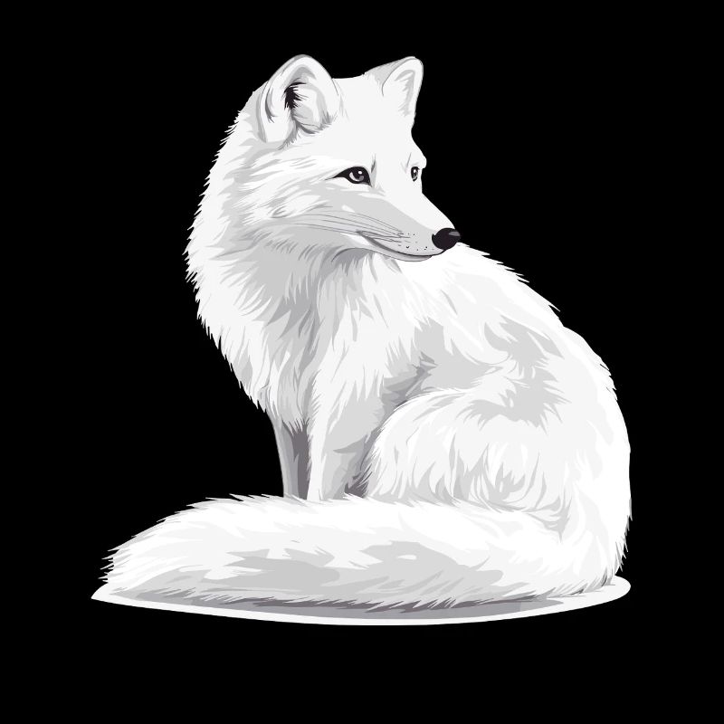 Illustration du Renard Blanche-Neige