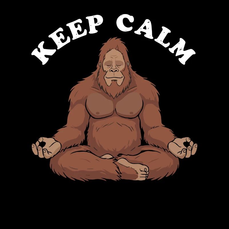 Orangutan Meditation Keep Calm