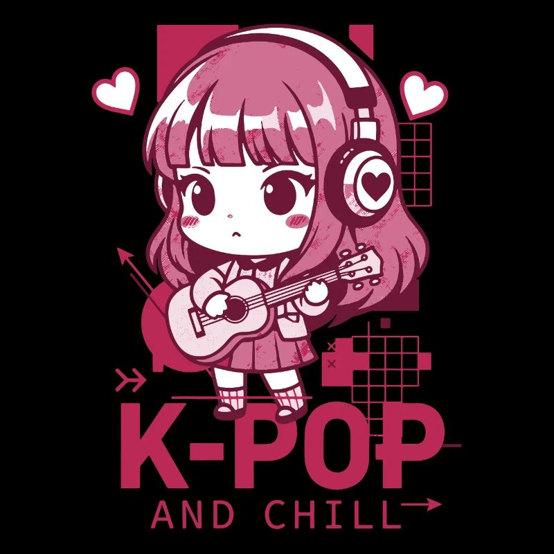 K-POP ET CHILL Kpop Musique coréenne Anime mignon