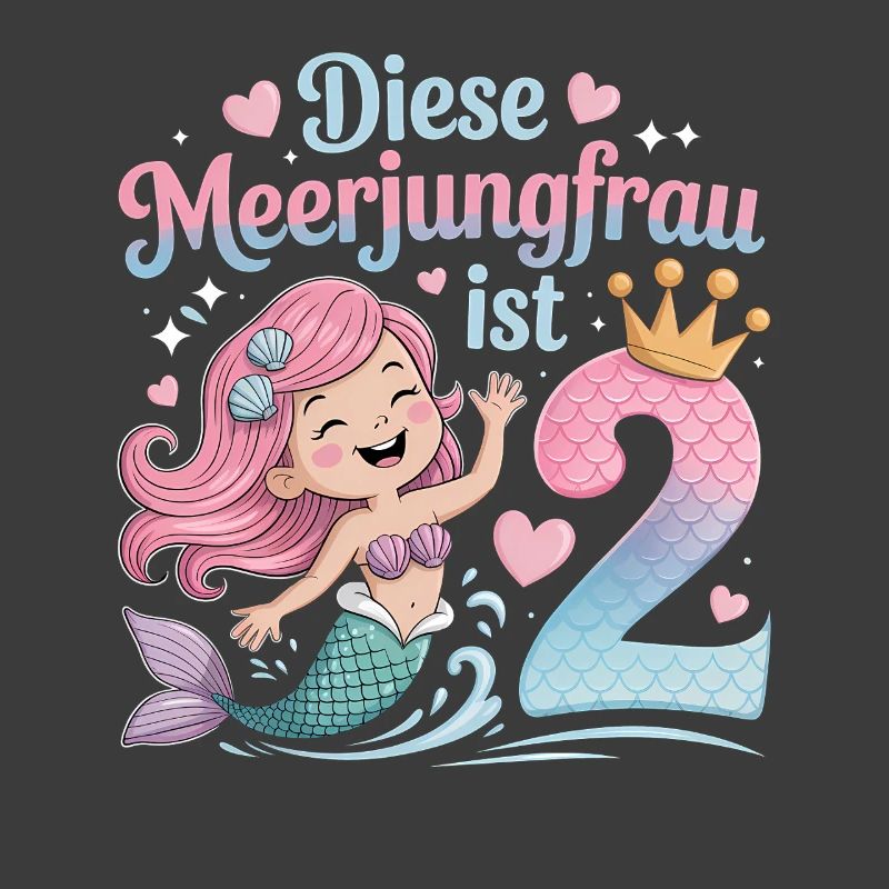 Cette sirène a deux ans de filles pour ses 2 ans