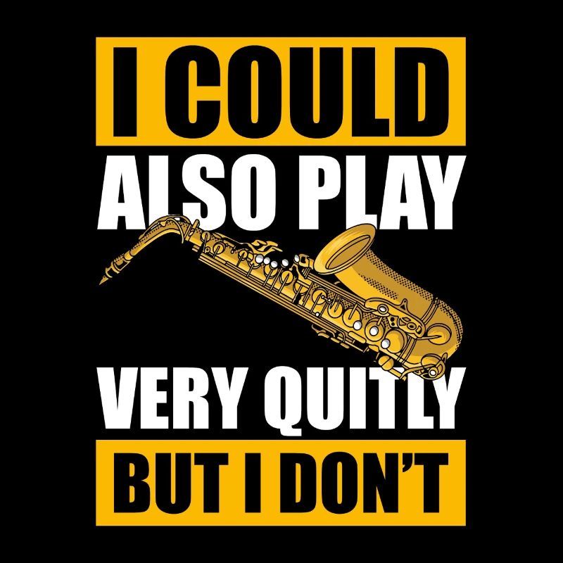 Play very quitly Saxophone Player